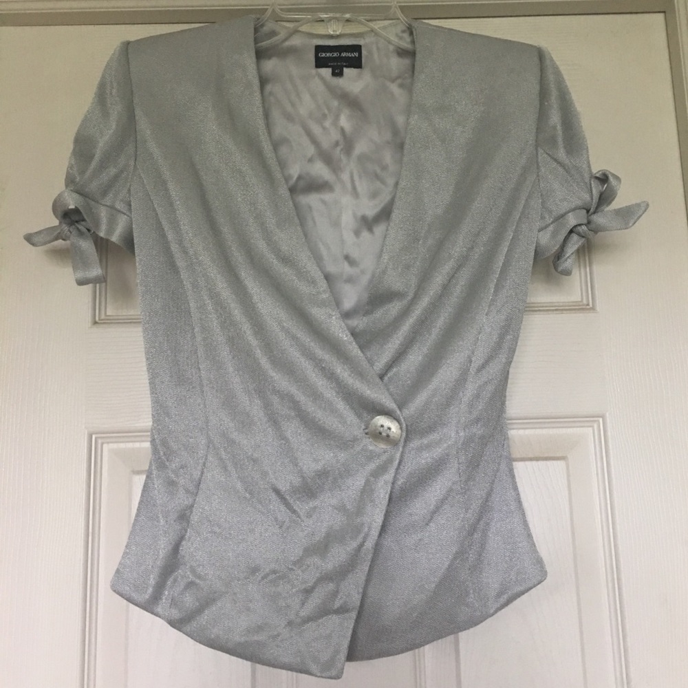 Giorgio Armani short tie sleeve jacket - Picture 2 of 9